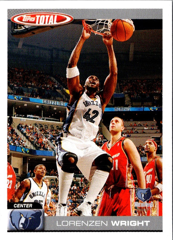 2004 Topps Total Lorenzen Wright #221