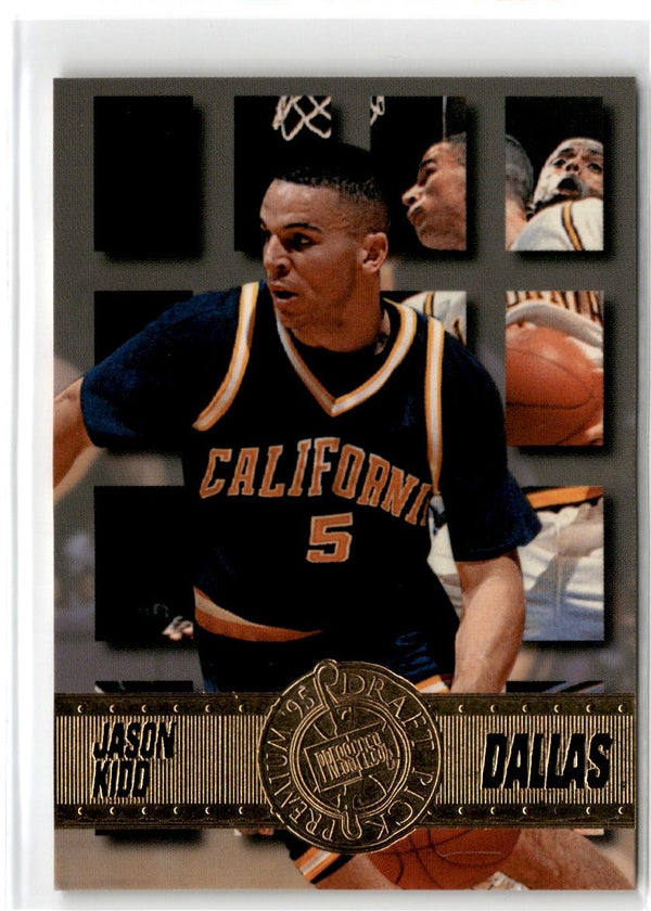 1995 Press Pass Premium Draft Picks Jason Kidd #33