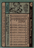 1980 O-Pee-Chee Bombo Rivera
