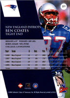 1999 Collector's Edge First Place Ben Coates #89