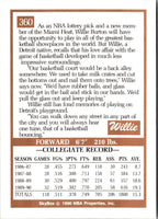 1990 SkyBox Willie Burton #360 Rookie