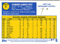 2019 Topps Heritage Yusmeiro Petit #41