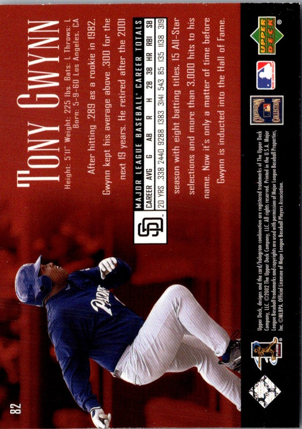 2000 Upper Deck Tony Gwynn #76