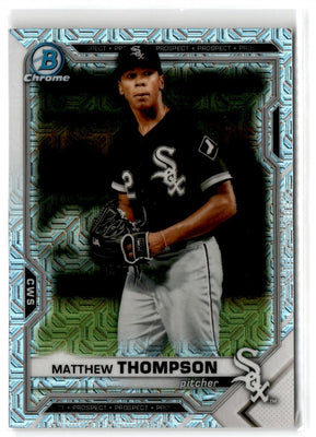 2021 Bowman Chrome Prospects Atomic Refractor Matthew Thompson #BCP-74