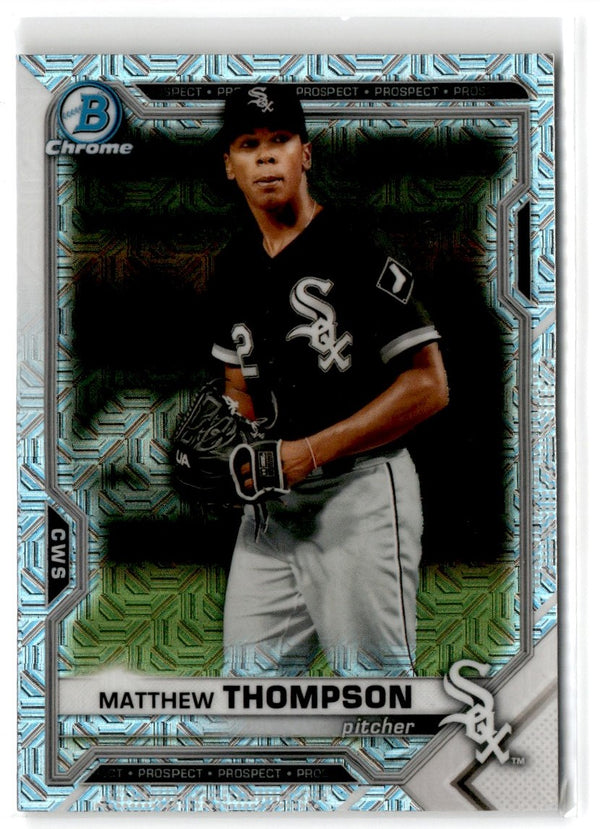 2021 Bowman Chrome Prospects Atomic Refractor Matthew Thompson #BCP-74