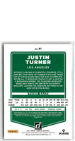 2021 Donruss Justin Turner #81