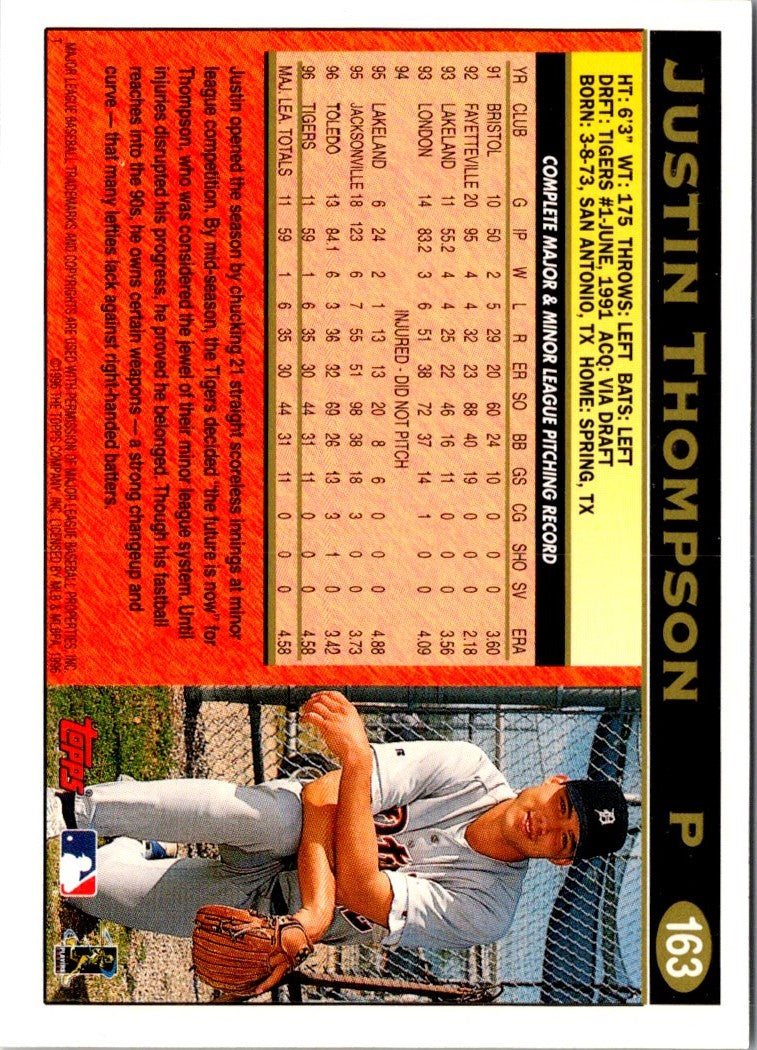 1997 Topps Justin Thompson