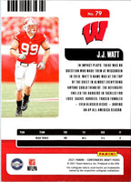 2021 Panini Contenders Draft Picks Game Ticket Red J.J. Watt #79
