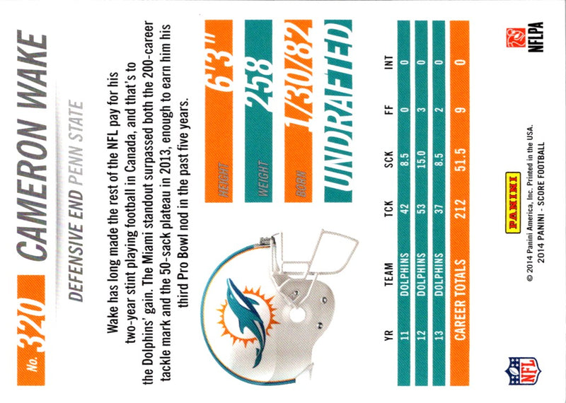 2014 Score Cameron Wake