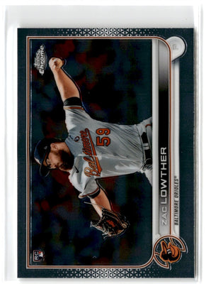 2022 Topps Chrome Zac Lowther #159 Rookie