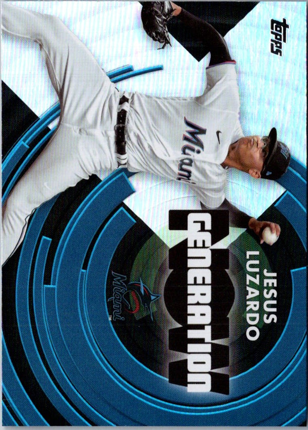 2022 Topps Update Generation Now Blue Jesus Luzardo #GN-79