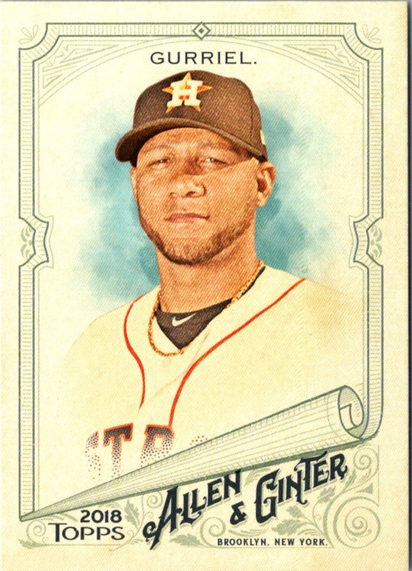 2018 Topps Allen & Ginter Yuli Gurriel #243