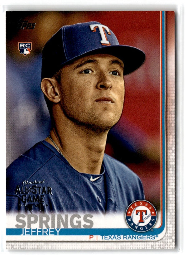 2019 Topps Texas Rangers Jeffrey Springs #TR-17