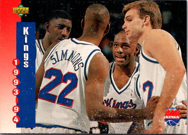 1993 Upper Deck Sacramento Kings #232