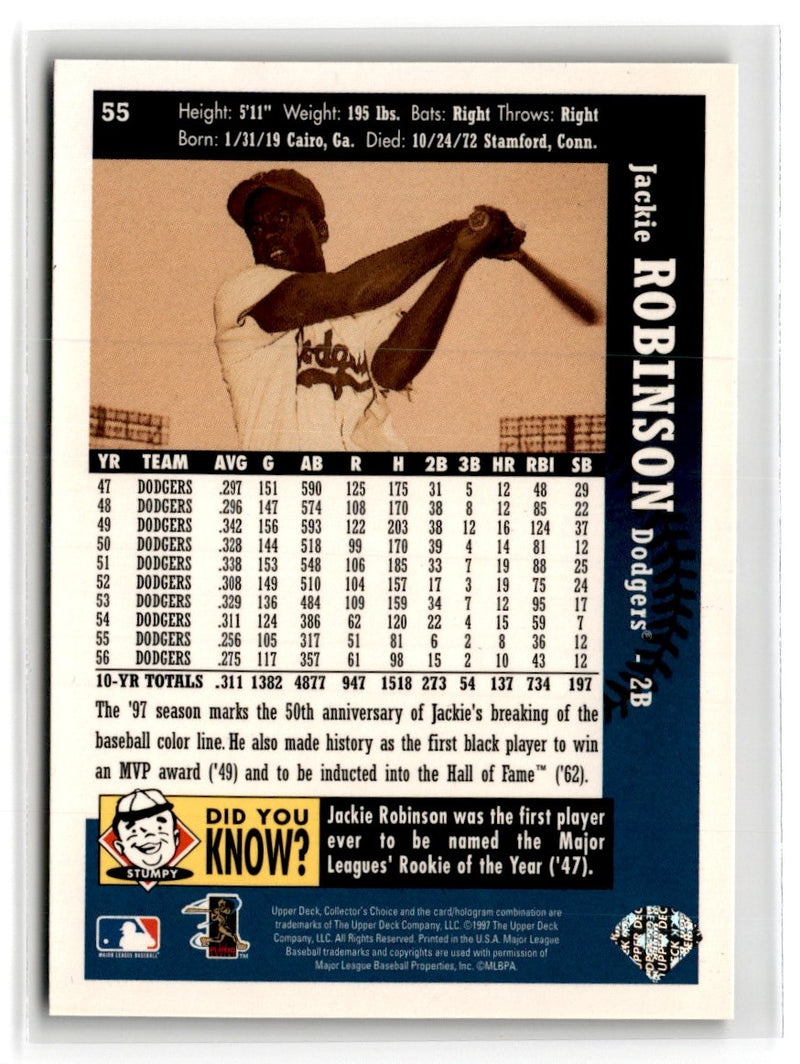 1997 Collector's Choice Jackie Robinson
