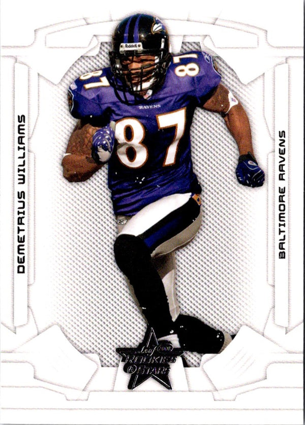 2008 Leaf Rookies & Stars Demetrius Williams #9