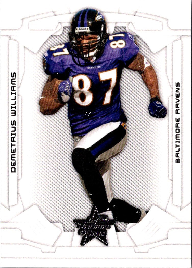 2008 Leaf Rookies & Stars Demetrius Williams