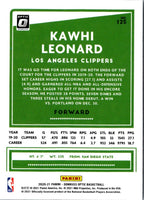 2020 Donruss Optic Blue Kawhi Leonard #125