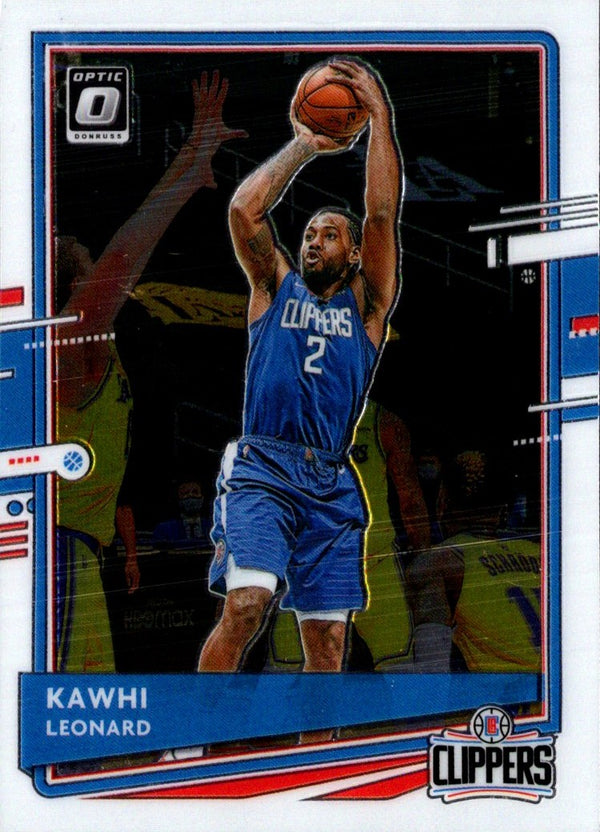 2020 Donruss Optic Blue Kawhi Leonard #125