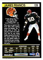 1991 Pinnacle James Francis #120