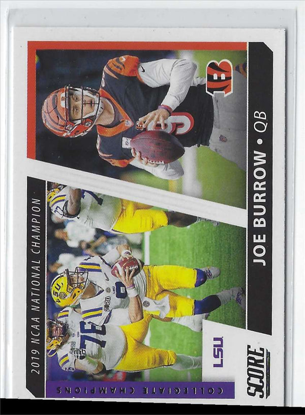 2020 Panini Absolute Joe Burrow #158 Rookie