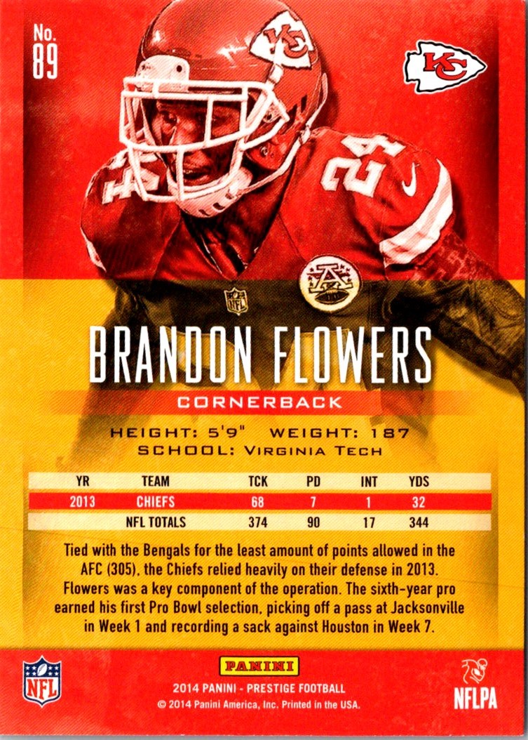 2014 Panini Prestige Brandon Flowers