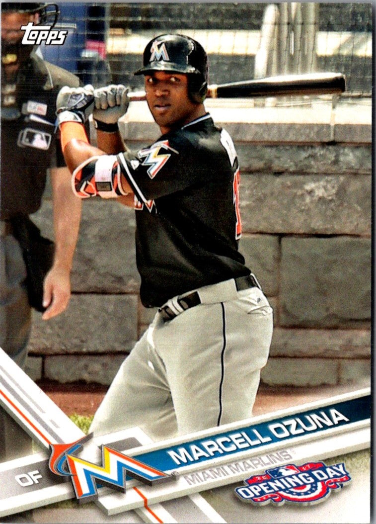 2017 Topps Opening Day Marcell Ozuna