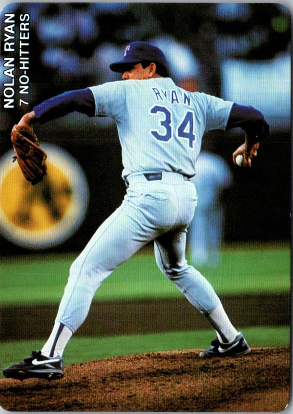 1992 Mother's Cookies Nolan Ryan 7 No-Hitters Nolan Ryan #6