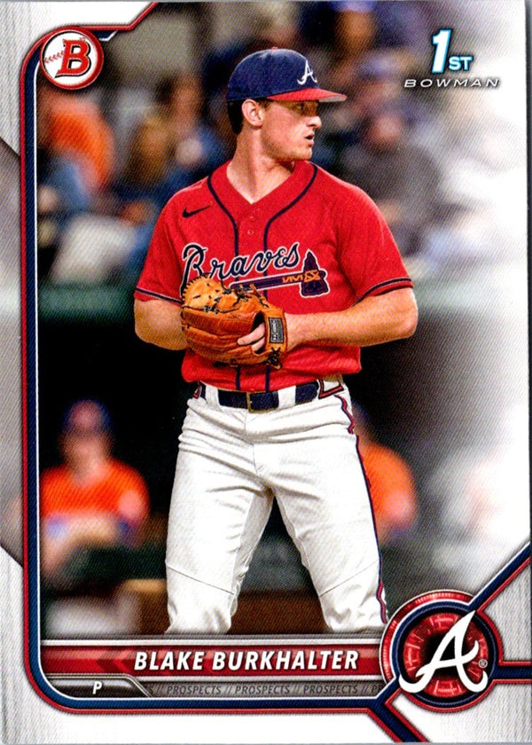 2022 Bowman Draft Baseball Blake Burkhalter #BD-10 Rookie