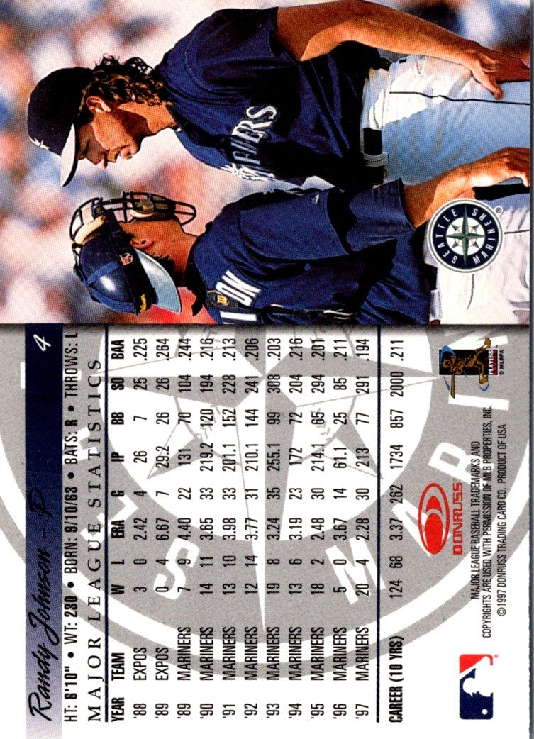 1998 Collector's Choice Seattle Mariners Randy Johnson