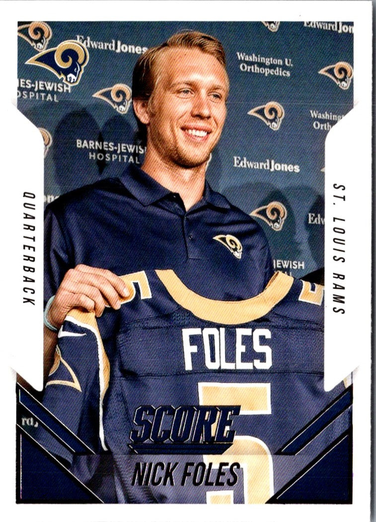 2015 Score Scorecard Nick Foles