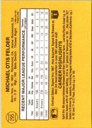 1987 Donruss Mike Felder