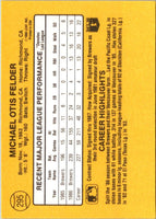 1987 Donruss Mike Felder #295