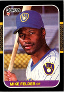 1987 Donruss Mike Felder