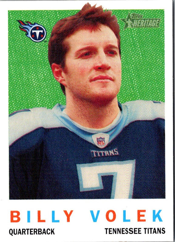 2005 Topps Heritage Billy Volek #196