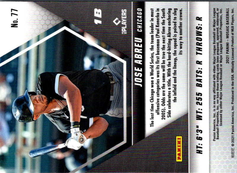 2021 Panini Mosaic Jose Abreu