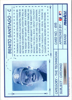 1992 Pinnacle Benito Santiago #615