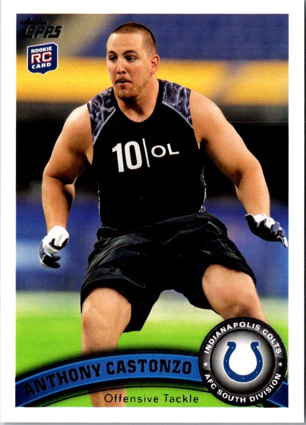 2011 Topps Anthony Castonzo #337 Rookie