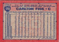 1991 Topps Carlton Fisk #170
