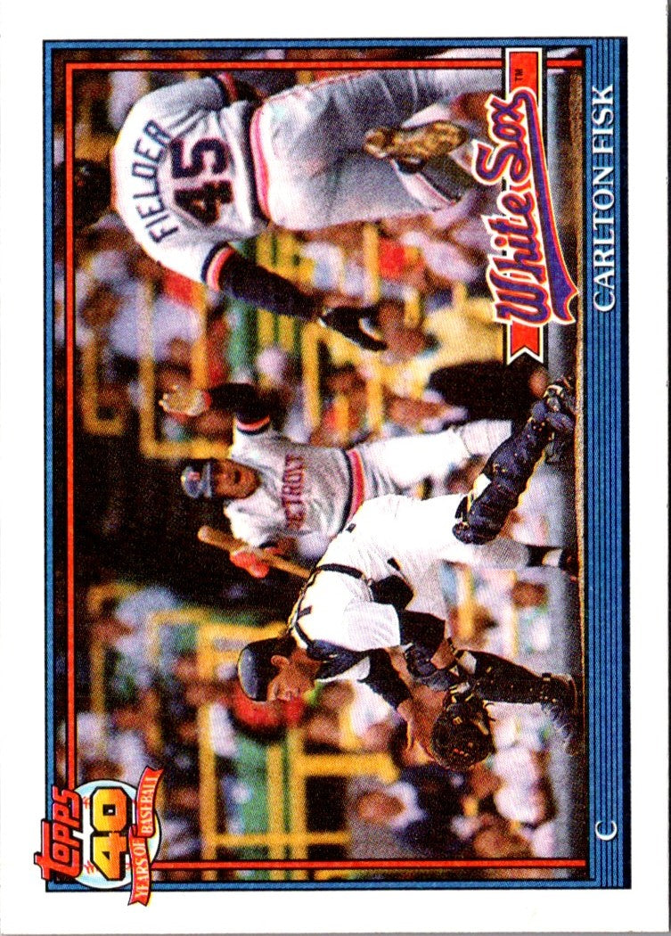 1991 Topps Carlton Fisk