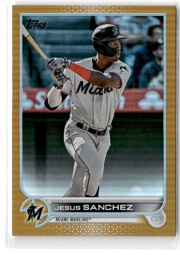 2022 Topps Update Gold Foil Jesus Sanchez #US197