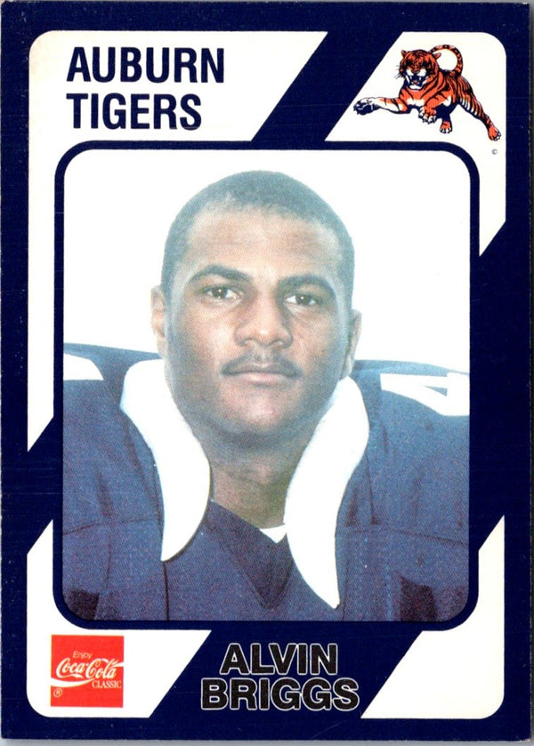 1989 Collegiate Collection Auburn Coke 580 Alvin Briggs #166