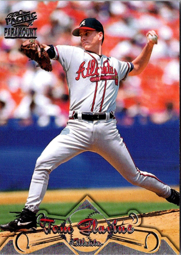1998 Pacific Paramount Platinum Blue Tom Glavine #128