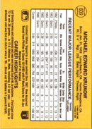 1987 Donruss Mike Krukow