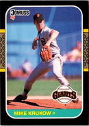 1987 Donruss Mike Krukow