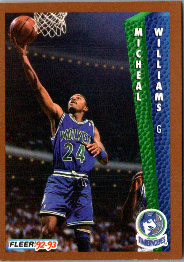 1992 Fleer Micheal Williams #384