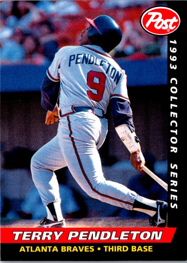 1993 Post Cereal Terry Pendleton #17
