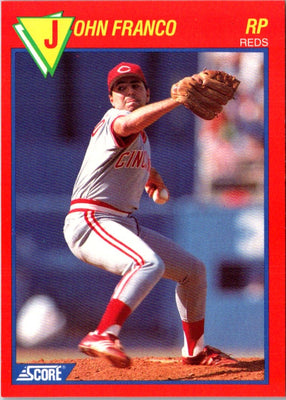 1989 Score Baseball's 100 Hottest Players John Franco #97