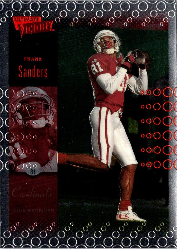 2000 Upper Deck Ultimate Victory Frank Sanders #3