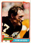 1981 Topps Tom Myers